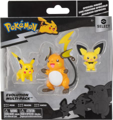 POKEMON PACK FIGURAS EVOLUCION PIKACHU