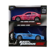 JADA TOYS FAST AND FURIOUS PACK 1995 HONDA INTEGRA Y 2001 HONDA S2000