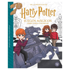 LIBRO PARA COLOREAR HARRY POTTER - PINTEMOS MAGICOS JUEGOS