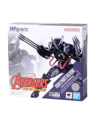 FIGURA ACCION VENOM SYMBIOTE WOLVERINE TECH ON AVENGERS TAMASHII NATIONS