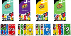 UNO Juego Cartas Paquetes Complementario