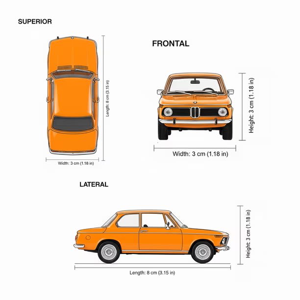 WELLY - AUTO BMW 2002TI2