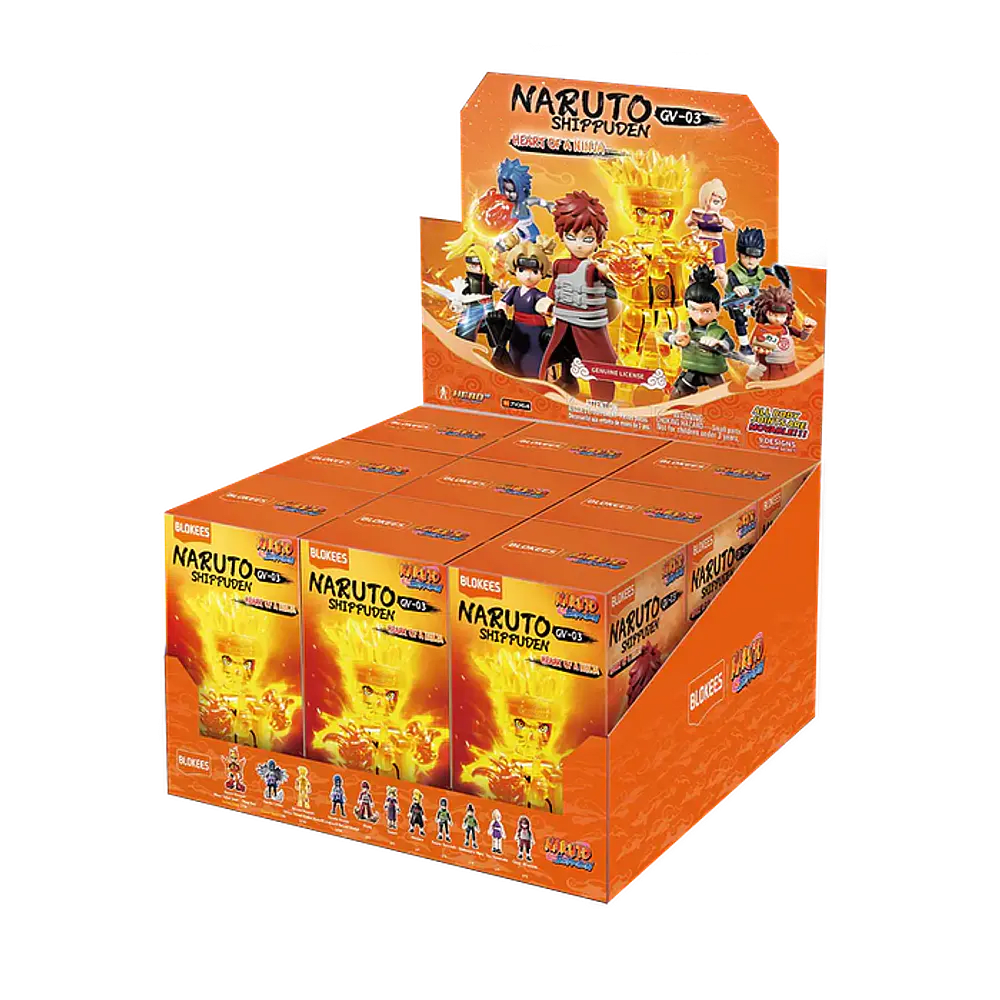 Blokees Figures | Naruto Shippuden | Galaxy Version 03 Heart of a Ninja 0