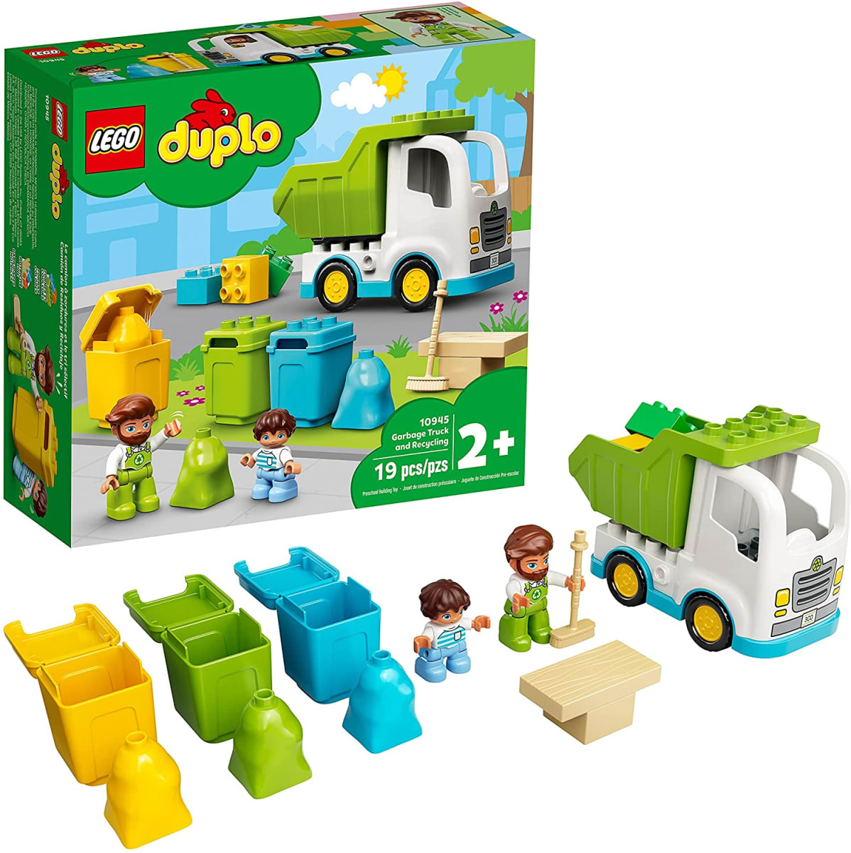 LEGO DUPLO CAMIÓN DE RESIDUOS Y RECICLAJE2