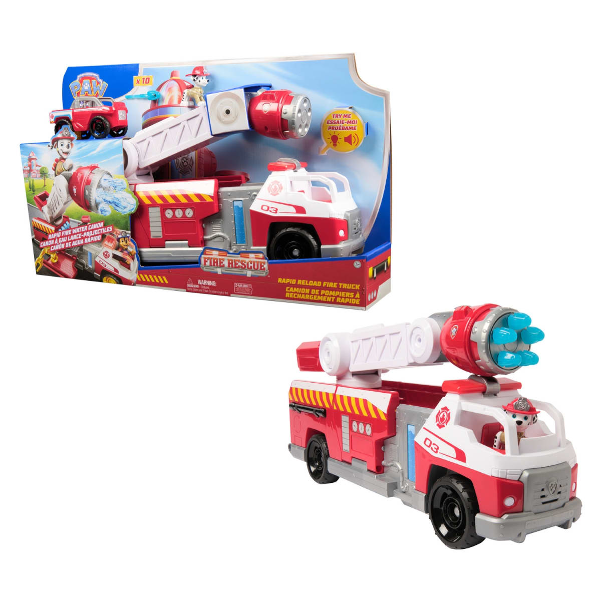 PAW PATROL FIRE RESCUE CAMION DE BOMBEROS2