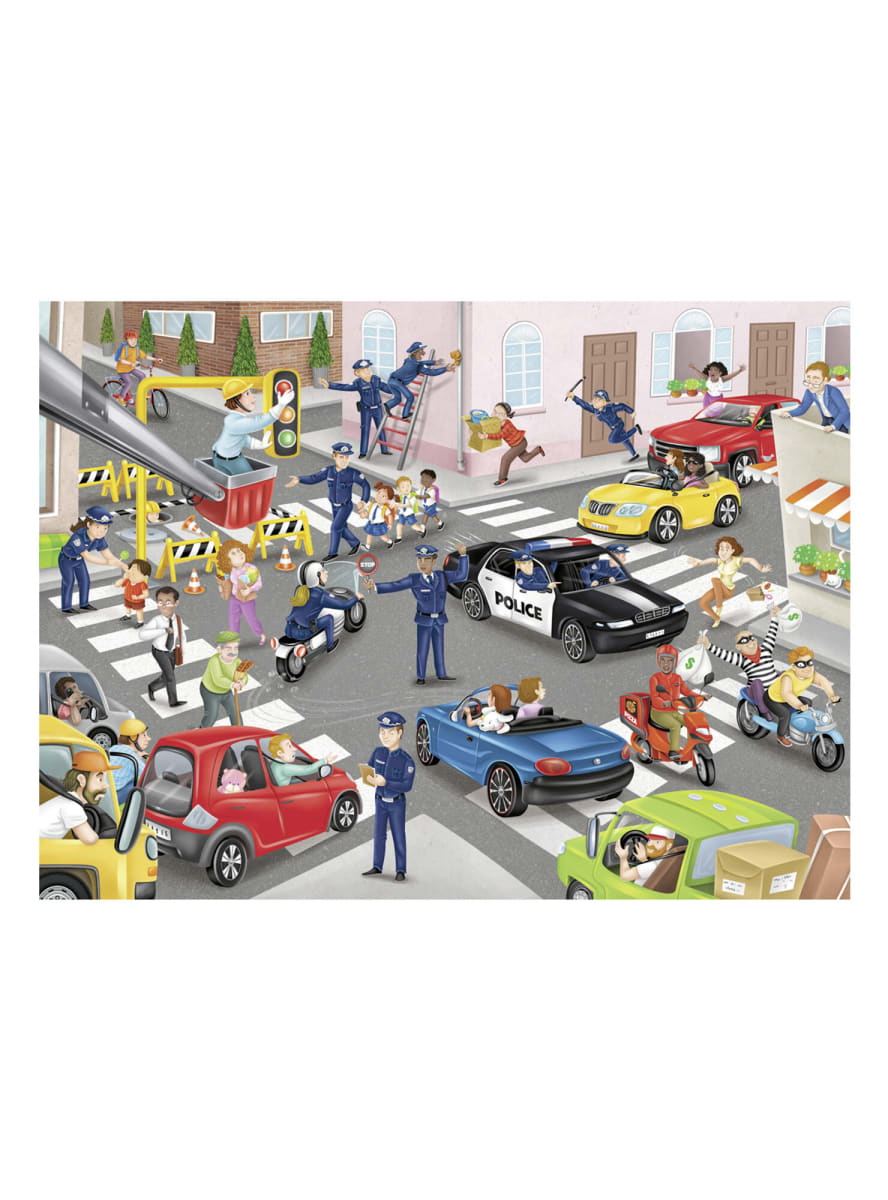 RAVENSBURGER PUZZLE XXL PATRULLA POLICIAL 100 PIEZAS2