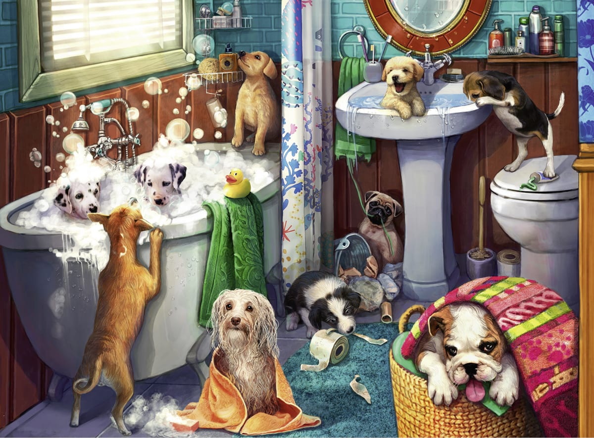 RAVENSBURGER PUZZLE XXL HORA DEL BAÑO 200 PIEZAS2