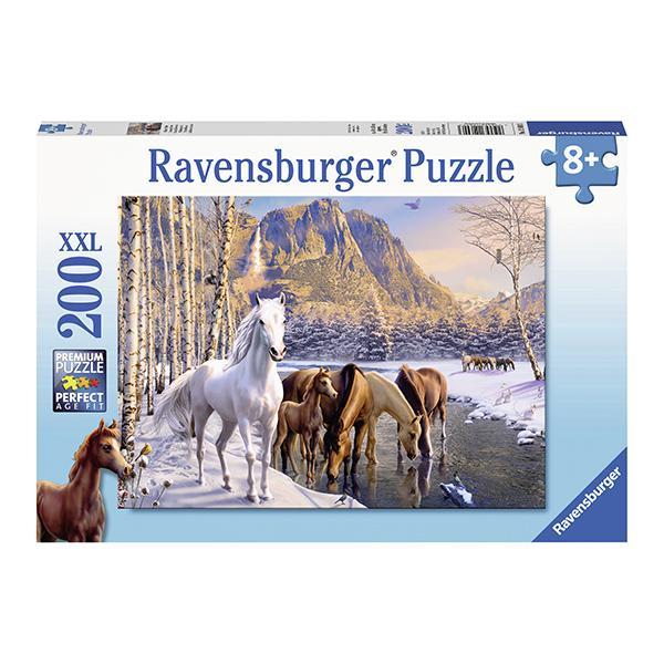 RAVENSBURGER PUZZLE XXL CABALLOS DE INVIERNO 200 PIEZAS 0