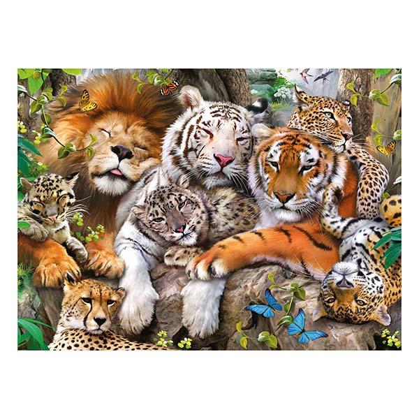 RAVENSBURGER PUZZLE XXL SIESTA DE FELINOS 200 PIEZAS2