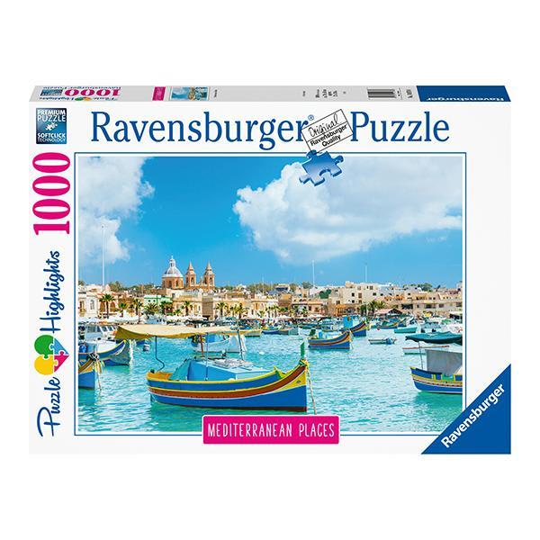 RAVENSBURGER PUZZLE MALTA MEDITERRÁNEA 1000 PIEZAS 0