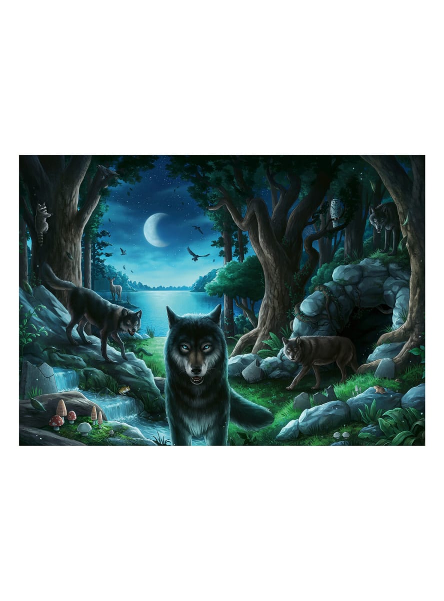 RAVENSBURGER PUZZLE ESCAPE LA MALDICIÓN DE LOS LOBOS 759 PIEZAS2
