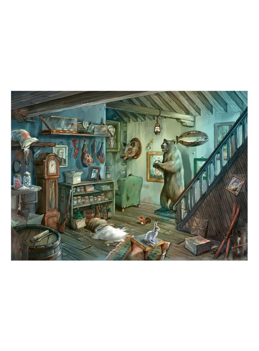 RAVENSBURGER PUZZLE ESCAPE EL SOTANO PROHIBIDO 759 PIEZAS2