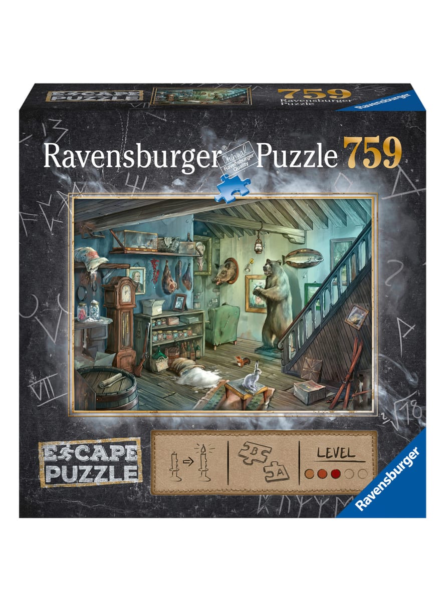 RAVENSBURGER PUZZLE ESCAPE EL SOTANO PROHIBIDO 759 PIEZAS 0