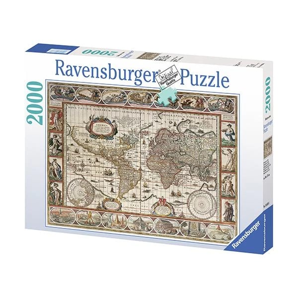 RAVENSBURGER PUZZLE MAPA MUNDI 2000 PIEZAS1