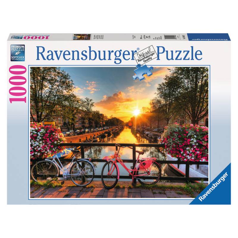 RAVENSBURGER PUZZLE BICICLETAS EN AMSTERDAM 1000 PIEZAS1