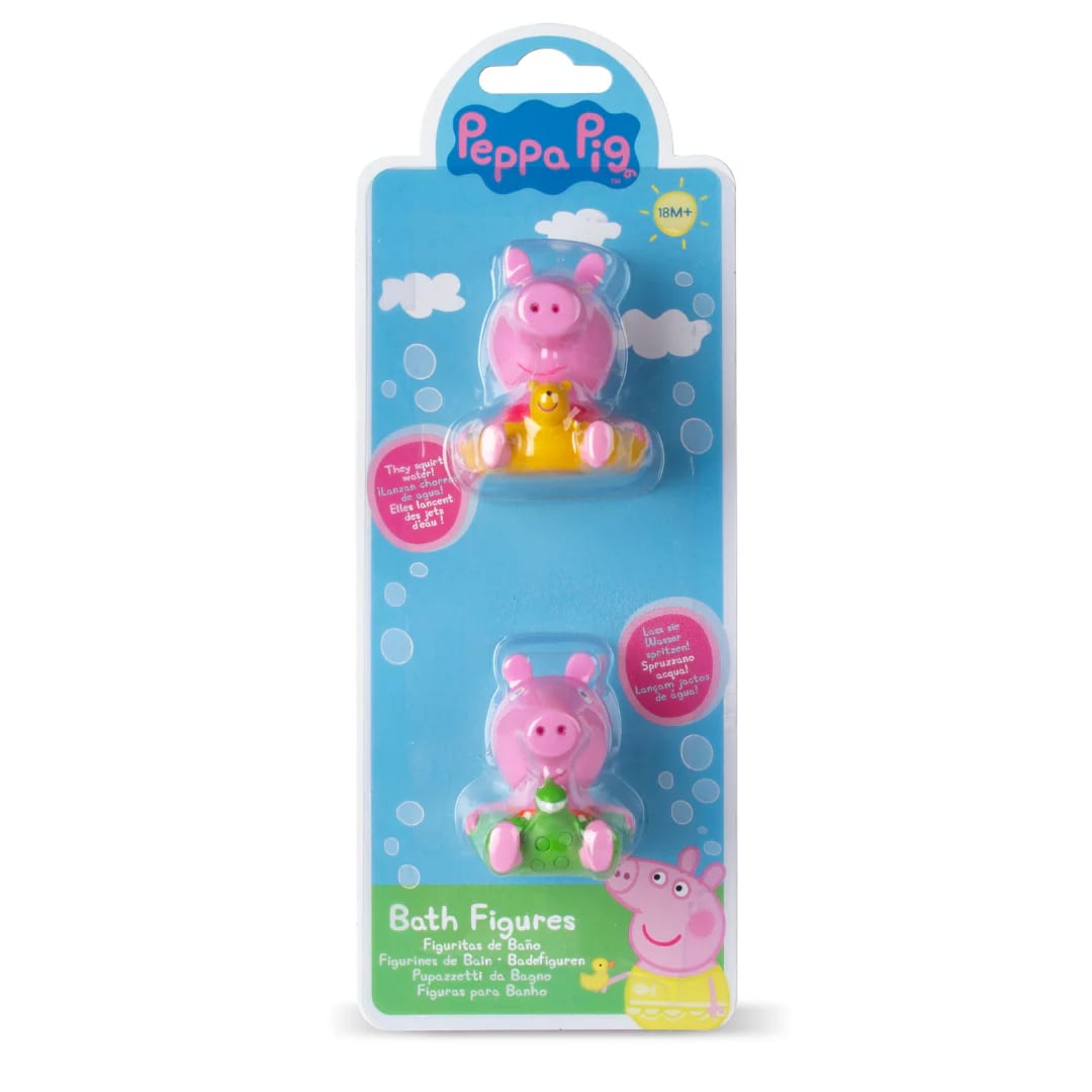FIGURAS BAÑO PEPPA PIG BLISTER 2 UNIDADES2