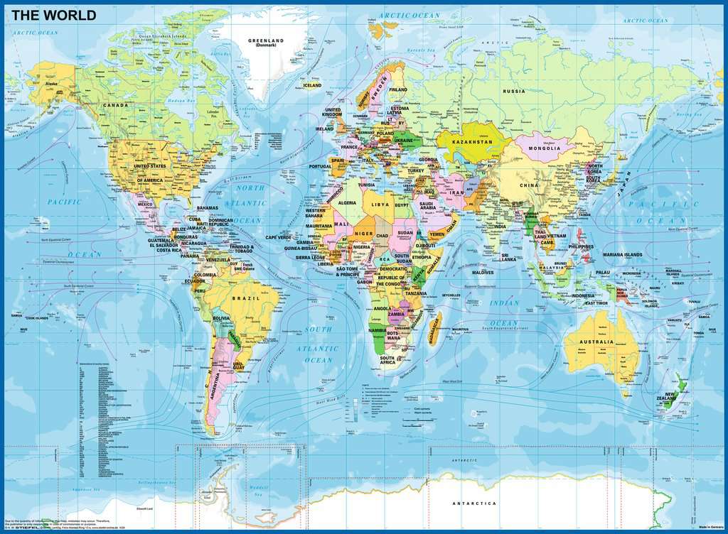 RAVENSBURGER PUZZLE MAPA DEL MUNDO 200 PIEZAS XXL2