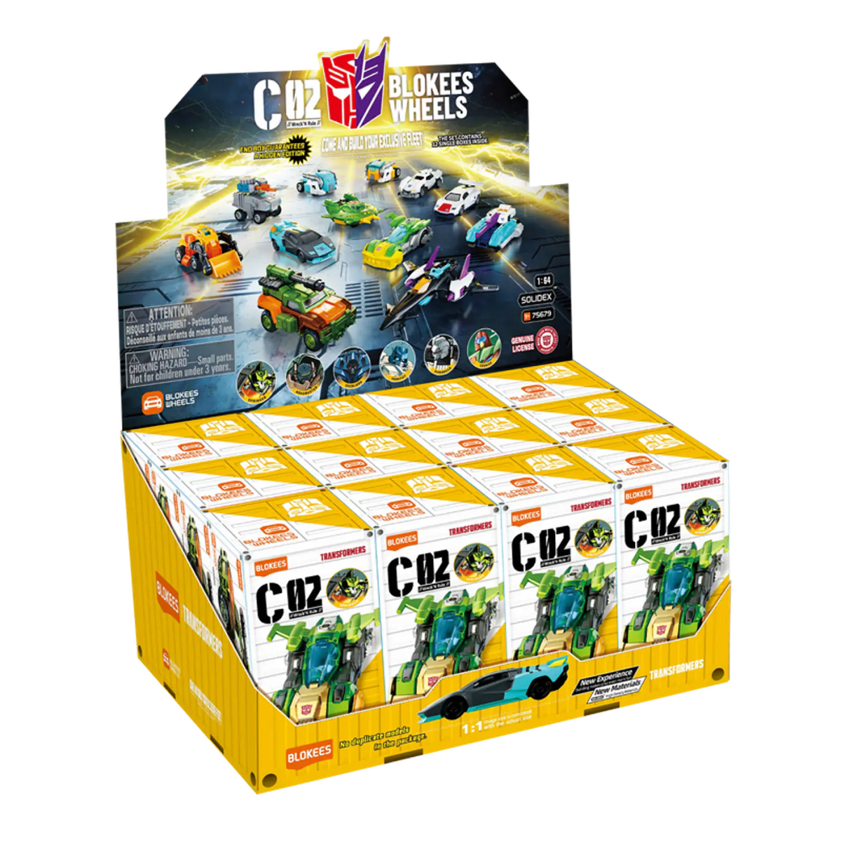 Blokees Figures | Transformers C02 Wreck'N Rule | Caja 12 Figuras al Azar 0