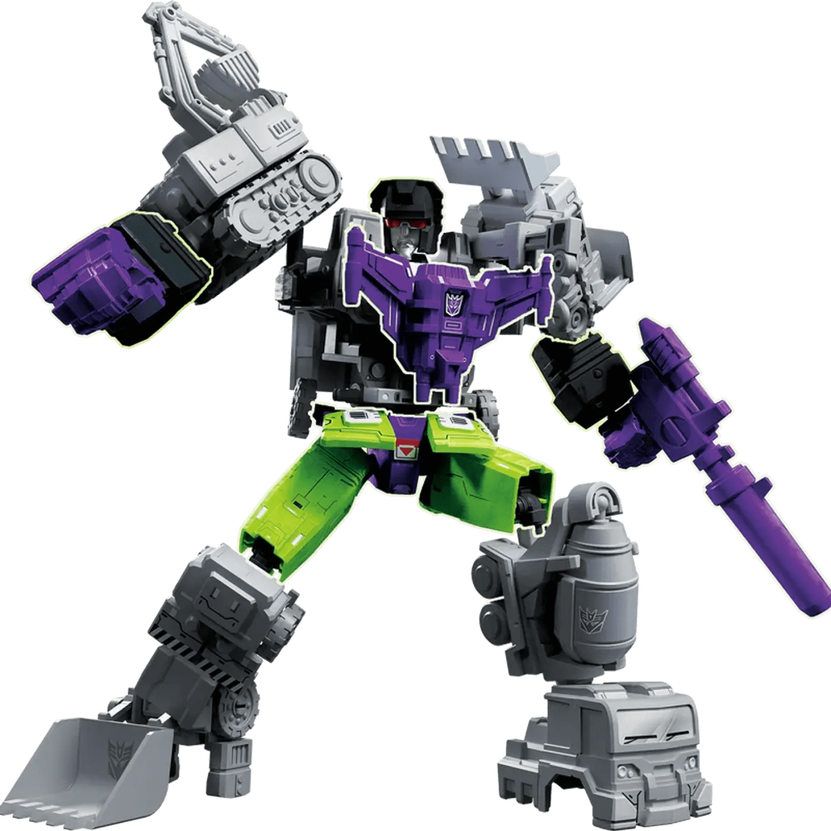 Blokees Figures | Defender Version Devastator Kits Combining Accessory5