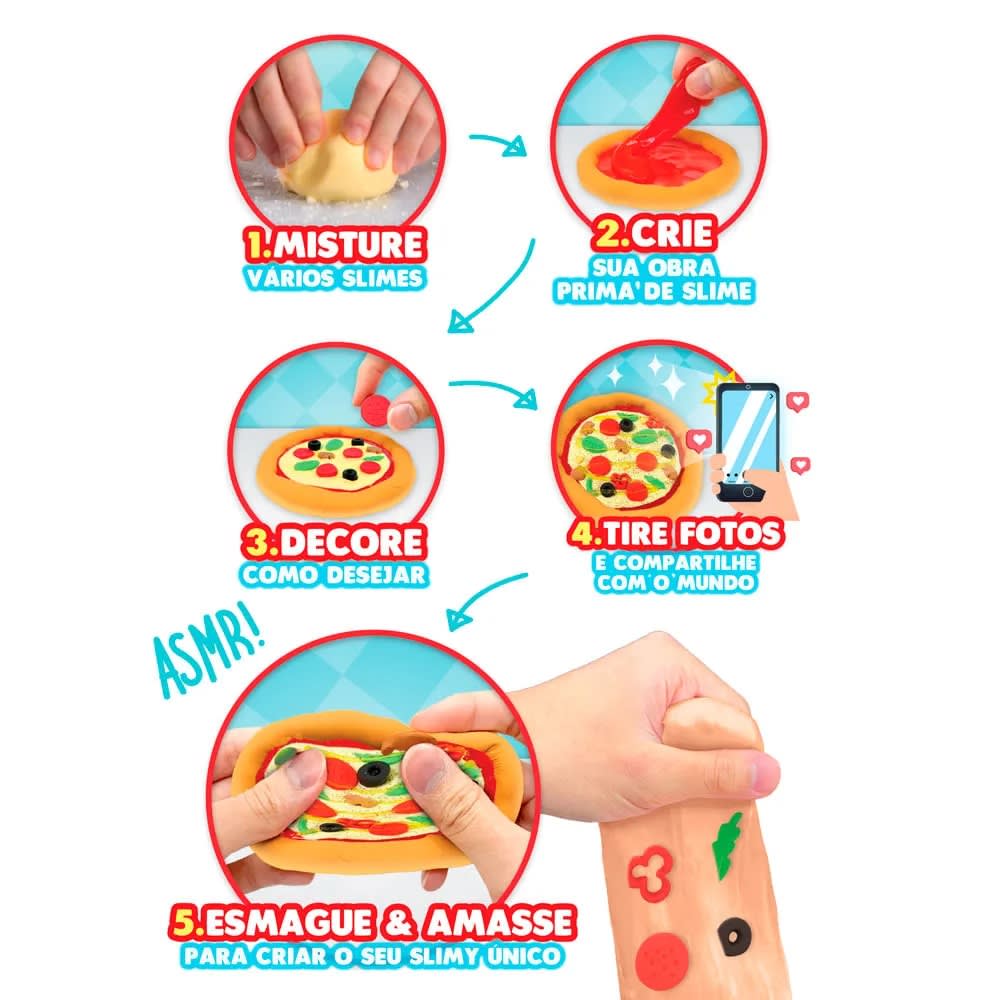 SLIMY DIY - STREET FOOD CRUSH MINI PIZZA2