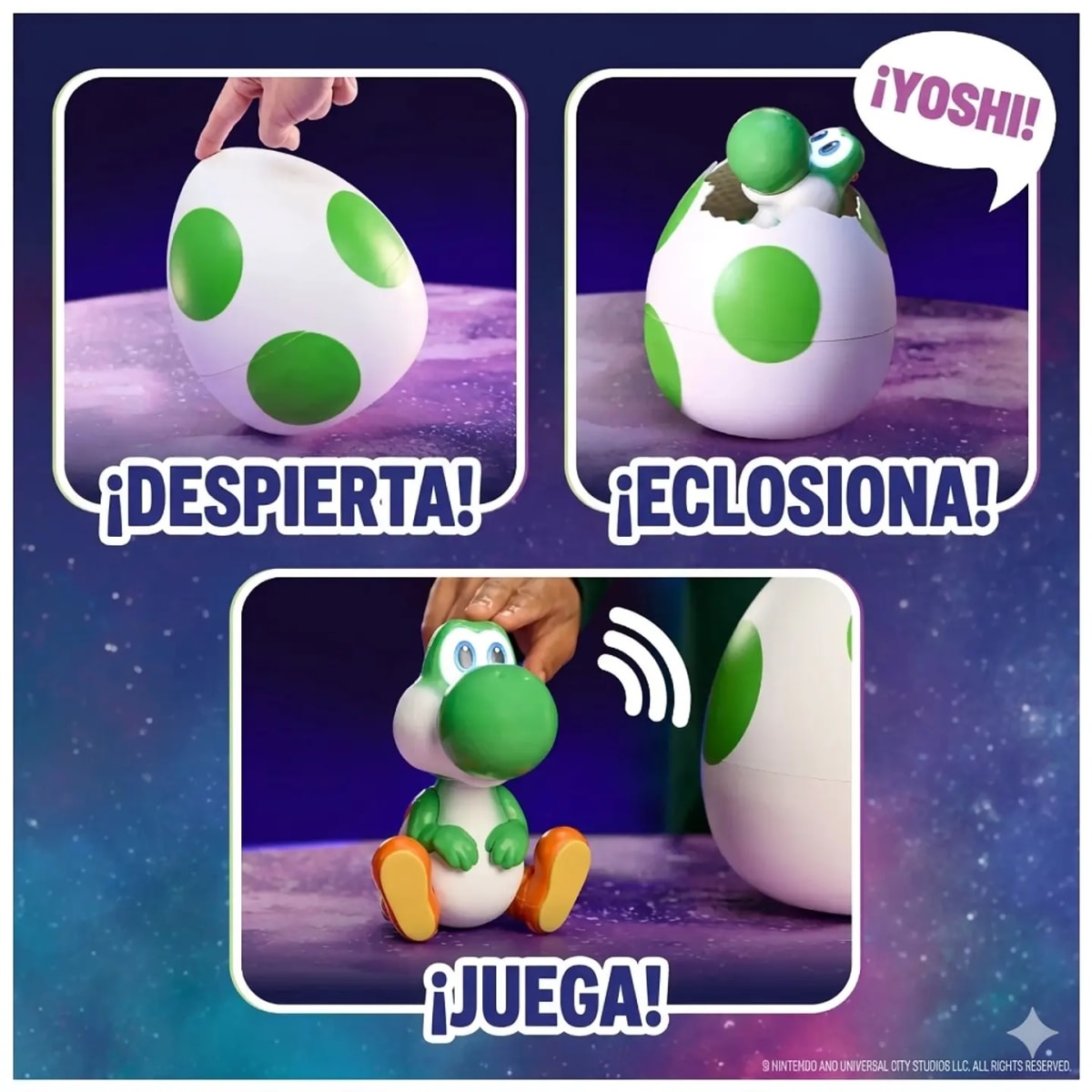 NINTENDO SUPER MARIO GALAXY YOSHI HUEVO INTERACTIVO3