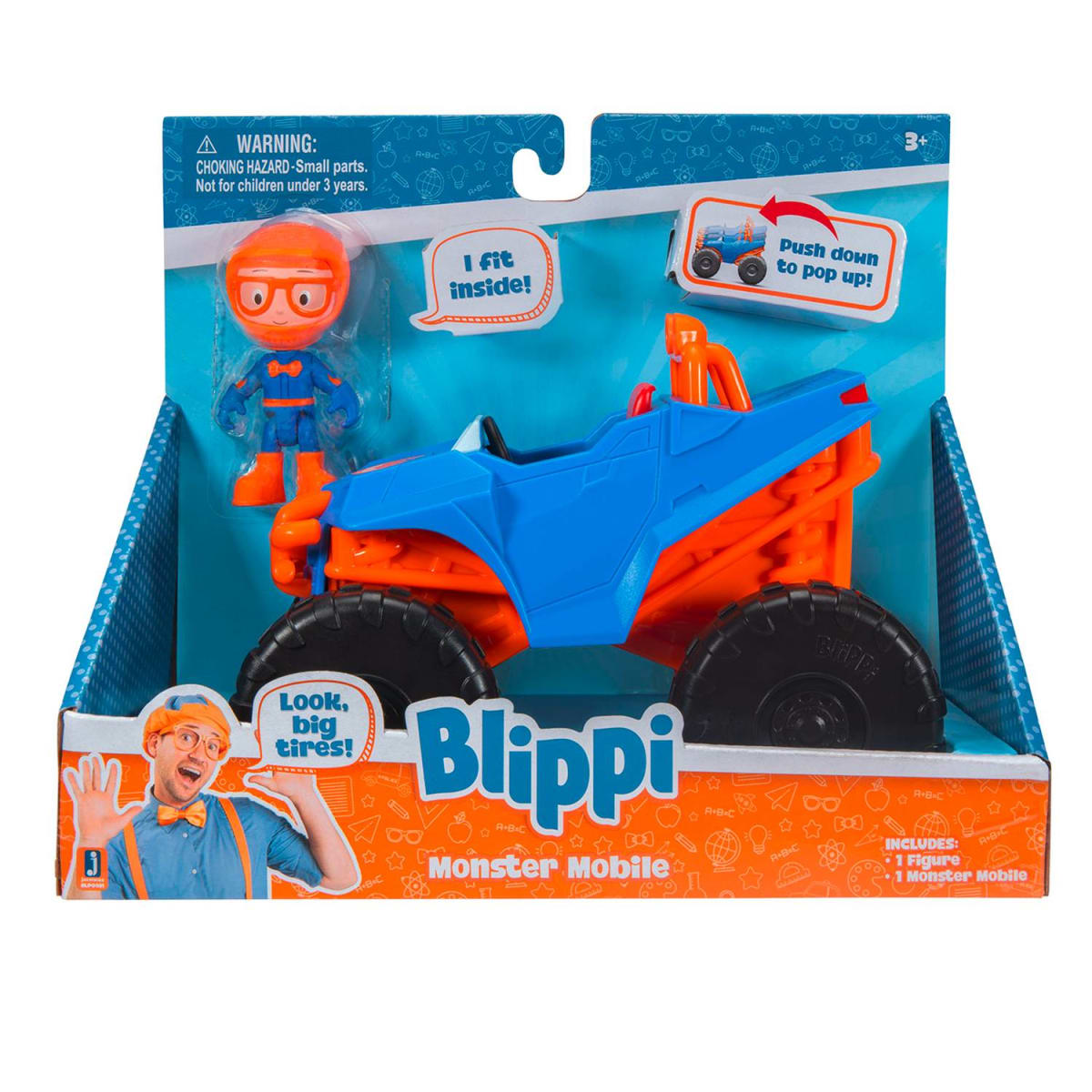 BLIPPI MINI VEHÍCULOS MONSTER TRUCKS 1