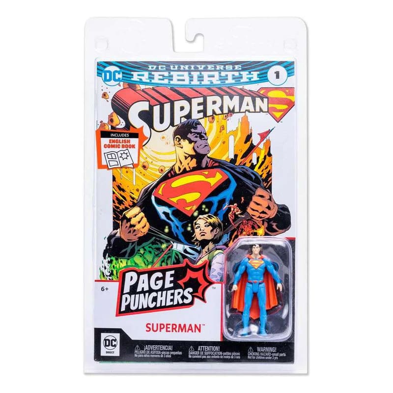 DC SUPERMAN FIGURA CON CÓMIC 1