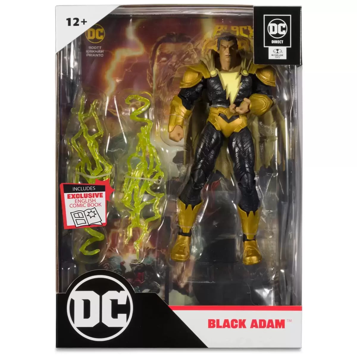 DC BLACK ADAM CON CÓMIC 1