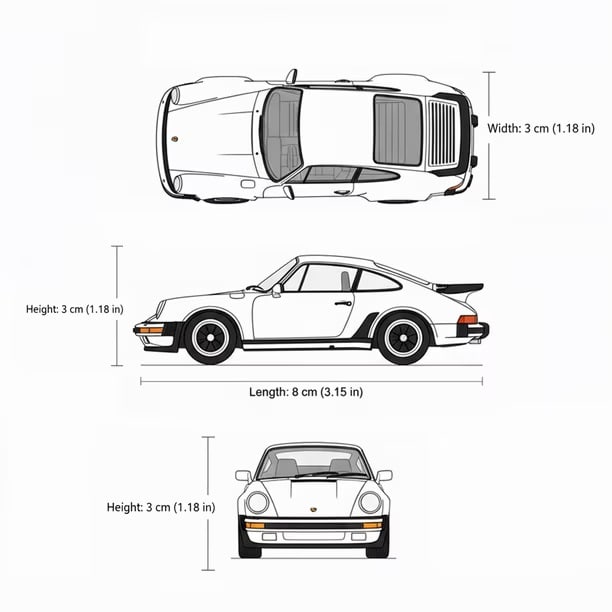 WELLY - AUTO PORSCHE 911 TURBO2