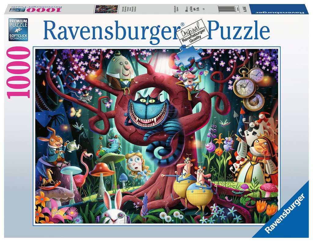 RAVENSBURGER PUZZLE TODOS ESTAN LOCOS AQUI 1000 PIEZAS 0