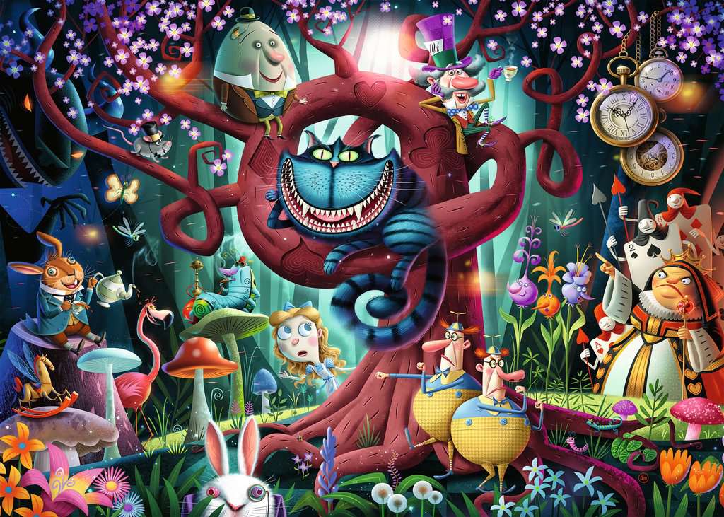 RAVENSBURGER PUZZLE TODOS ESTAN LOCOS AQUI 1000 PIEZAS2