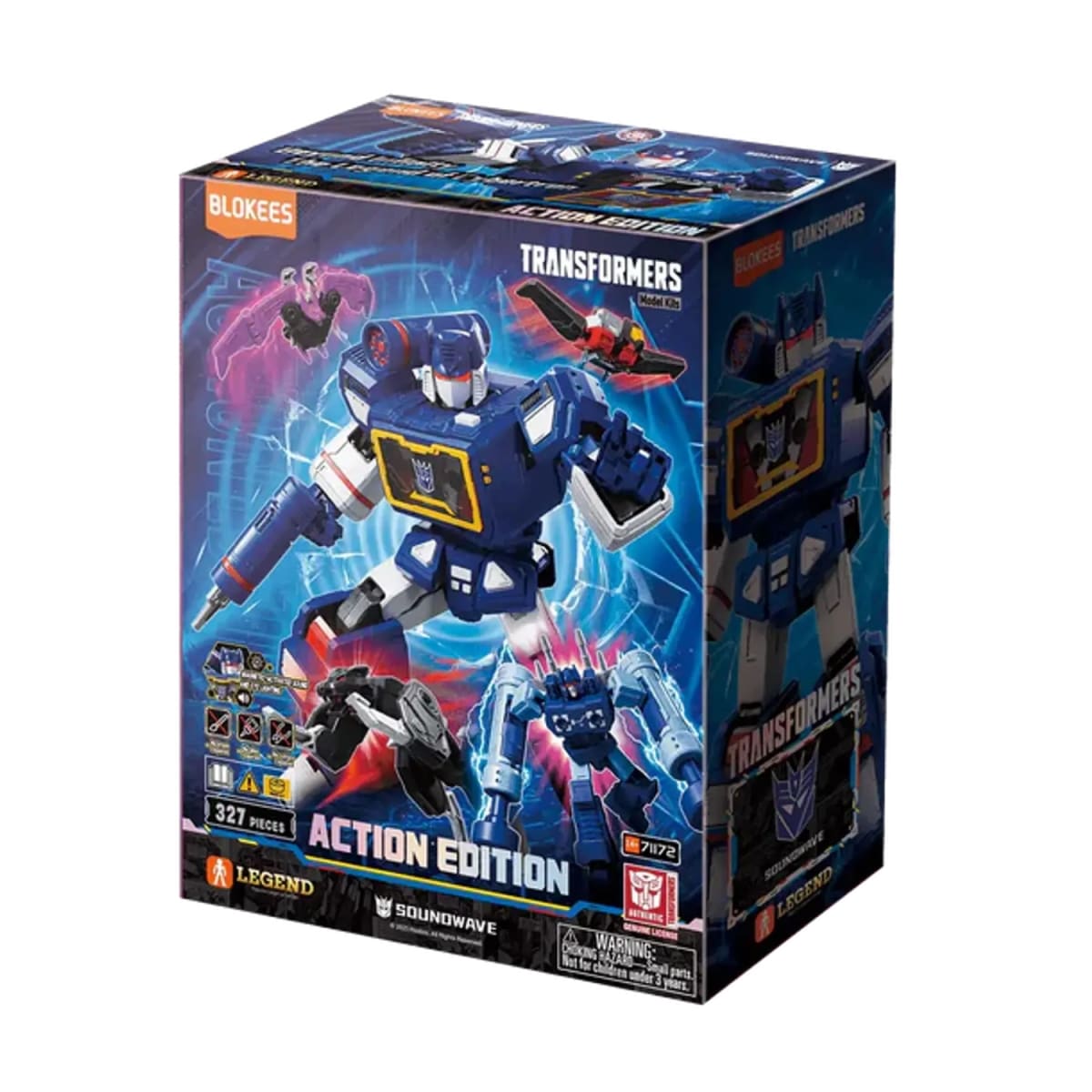 Blokees Figures Transformers Action Edition 03 Soundwave 0