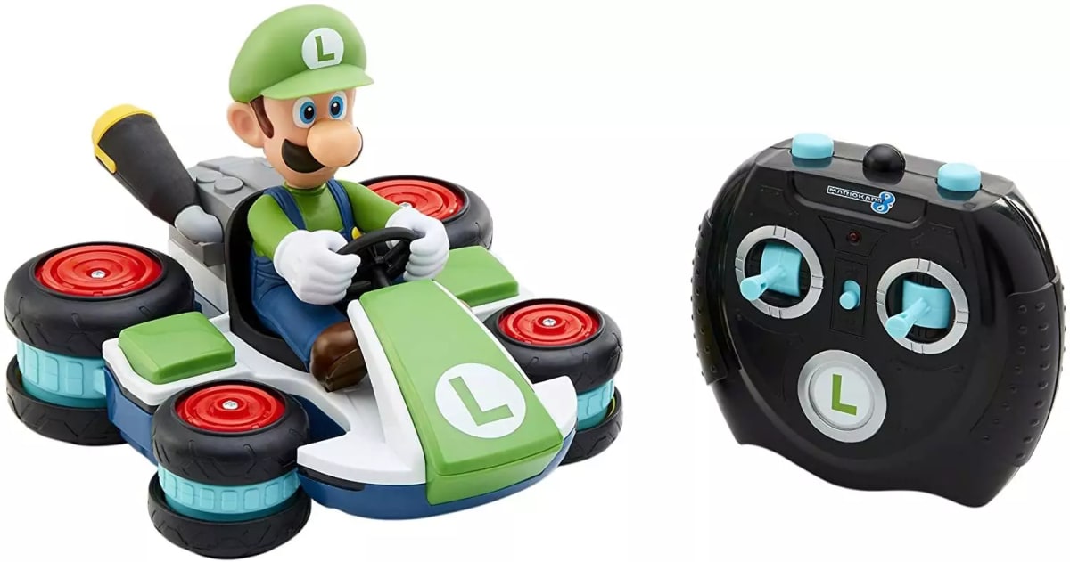 Vehículo LUIGI  Radio Controlado Mariokart De Nintendo1