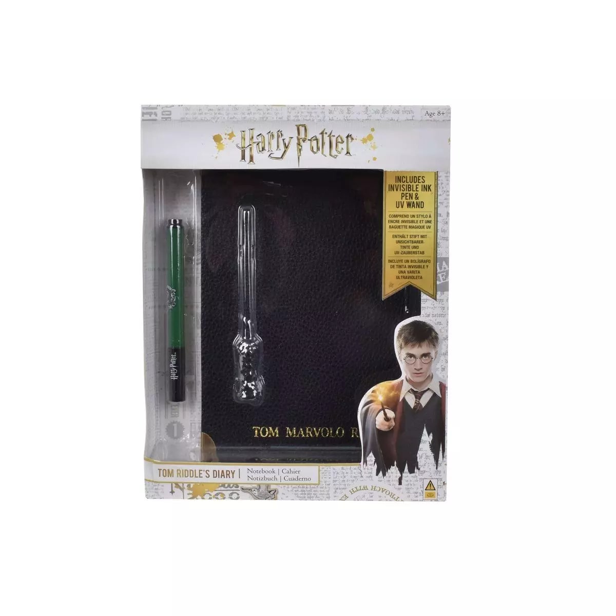 DIARIO TOM RIDDLE CON LÁPIZ Y VARITA HARRY POTTER WW-1025 0
