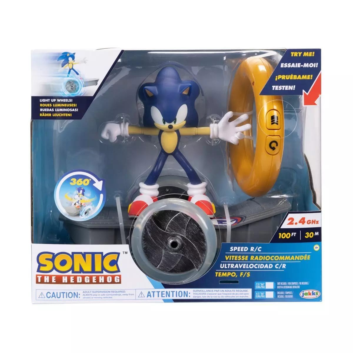SKATE R/C CON FIGURA SONIC 1