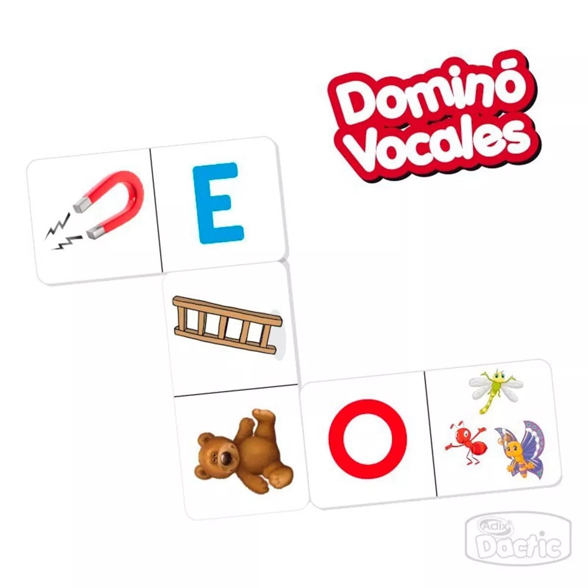 JUEGO - DOMINO SONIDO INICIAL VOCAL CARTON - DACTIC2