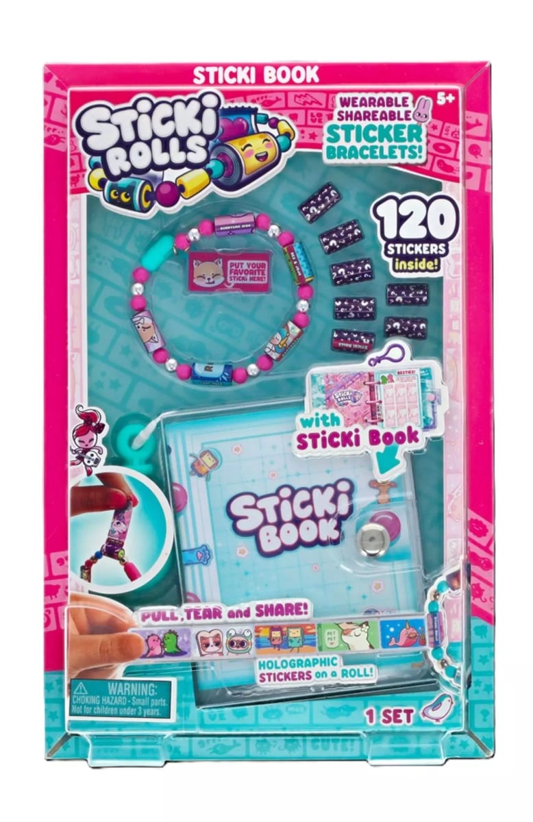 STICKI ROLLS SET 1 BRAZALETE + LIBRO DE COLECCIÓN 1