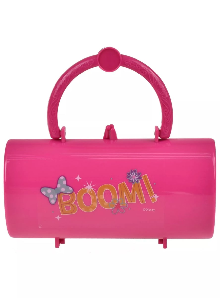MINNIE SET COSMETICOS CARTERA DE MANO TUBULAR TRES PISOS Y ESPEJO2