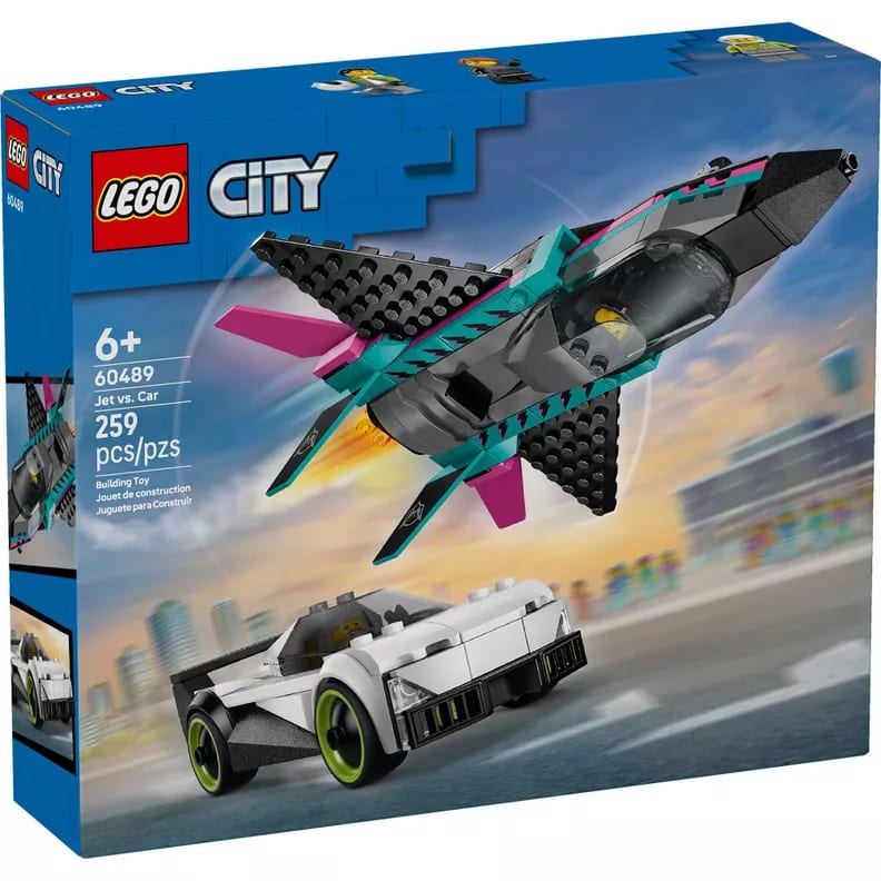 LEGO CITY AVIÓN JET VS AUTO 0