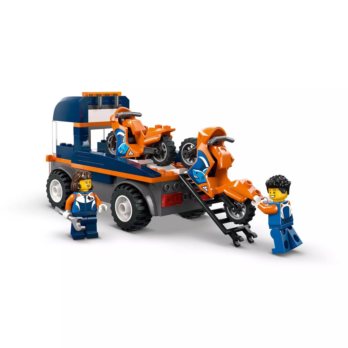 LEGO CITY CAMIÓN DE TRANSPORTE DE MOTOS1
