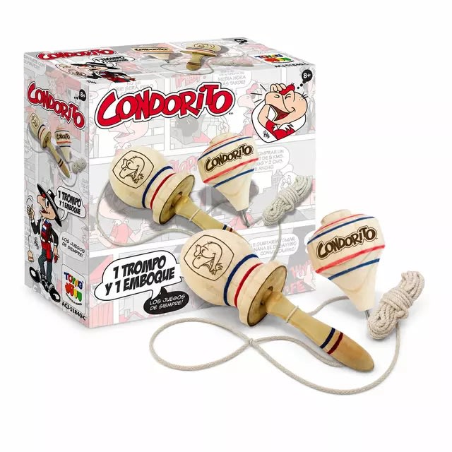 JUEGO TIPICO SET TROMPO + EMBOQUE EDICION CONDORITO 2
