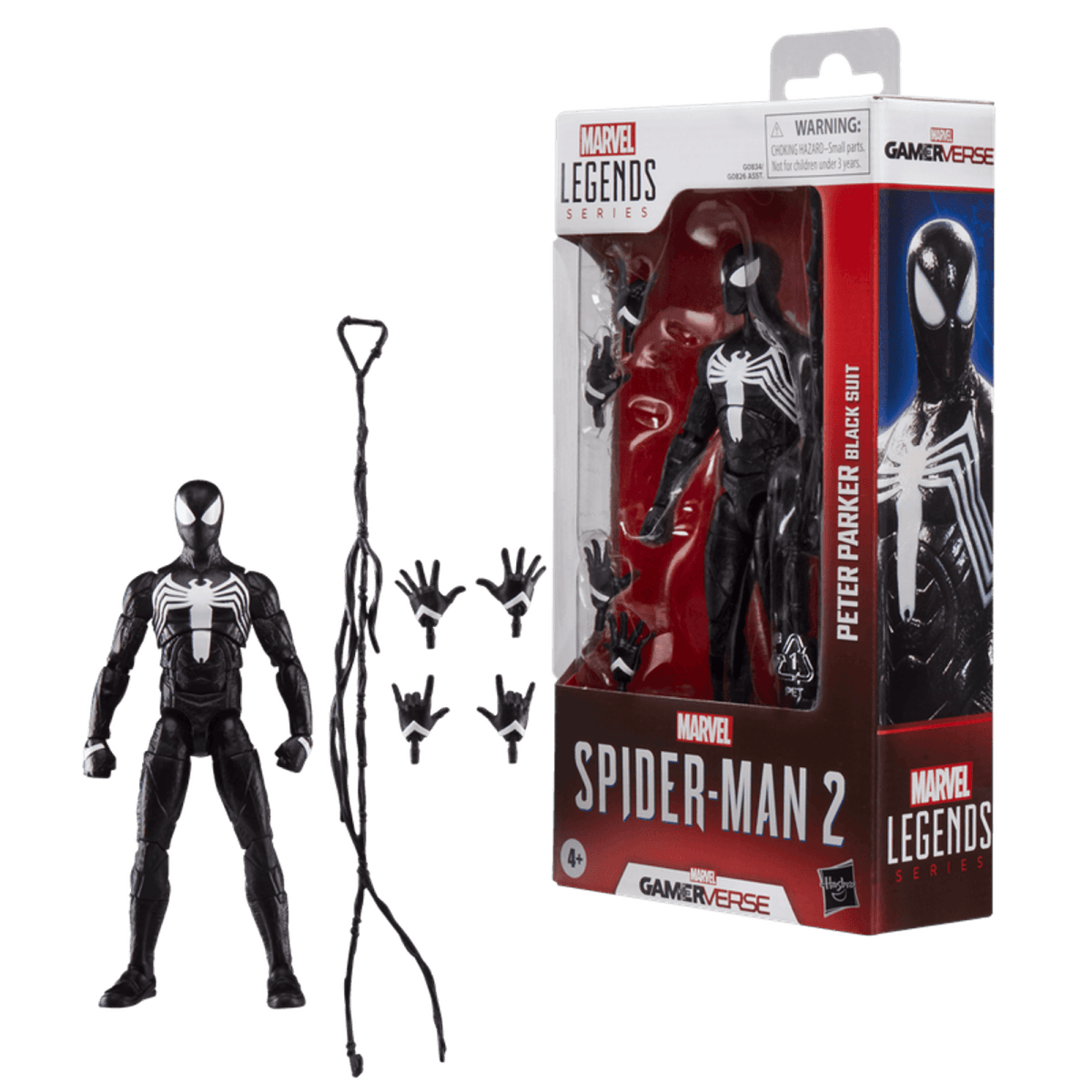 MARVEL LEGENDS FIGURA PETER PARKER BLACK SUIT 0
