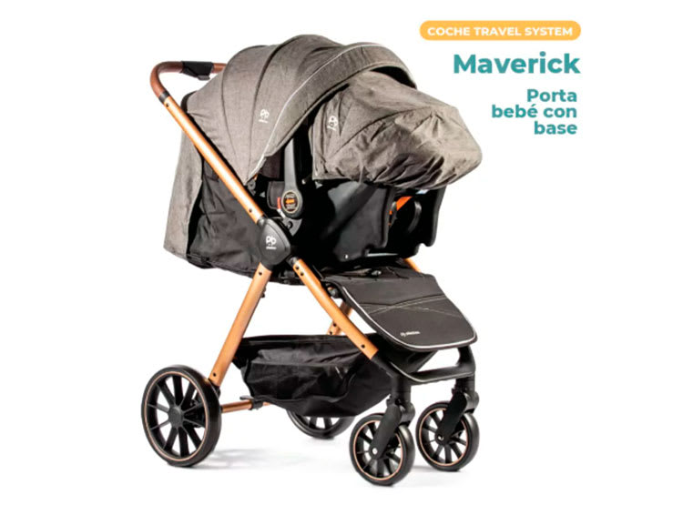 COCHE TRAVEL SYSTEMS PIKABOO -  MAVERICK NEGRO6