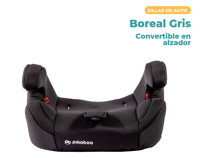 SILLA DE AUTO BUTACAPIKABOO -  BOREAL GREY (9 A 36 KILOS)2