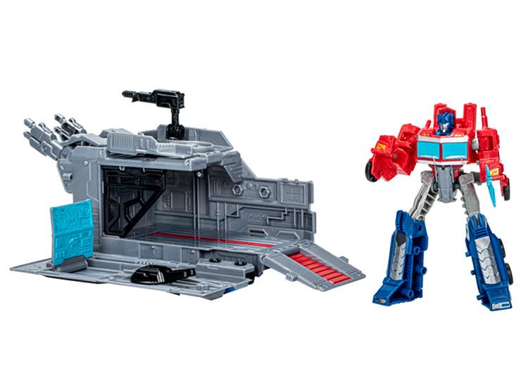 TRANSFORMERS EARTHSPARK OPTIMUS PRIME REMOLQUE DE COMBATE2