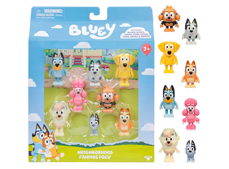 BLUEY PACK 8 FIGURAS 1