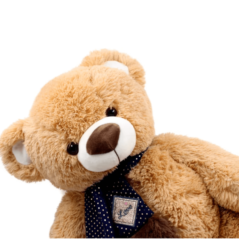 OSO CON BUFANDA DE 30 CM (MARRON Y BEIGE)3