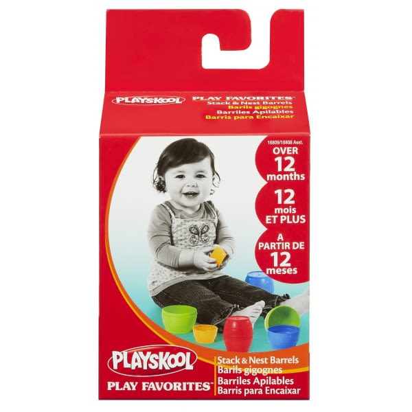 PLAYSKOOL CUBOS Y BARRILES APILABLES 0