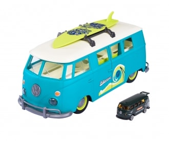 MAJORETTE VW THE ORIGINALS T1 CARRY CASE + 1 CAR1