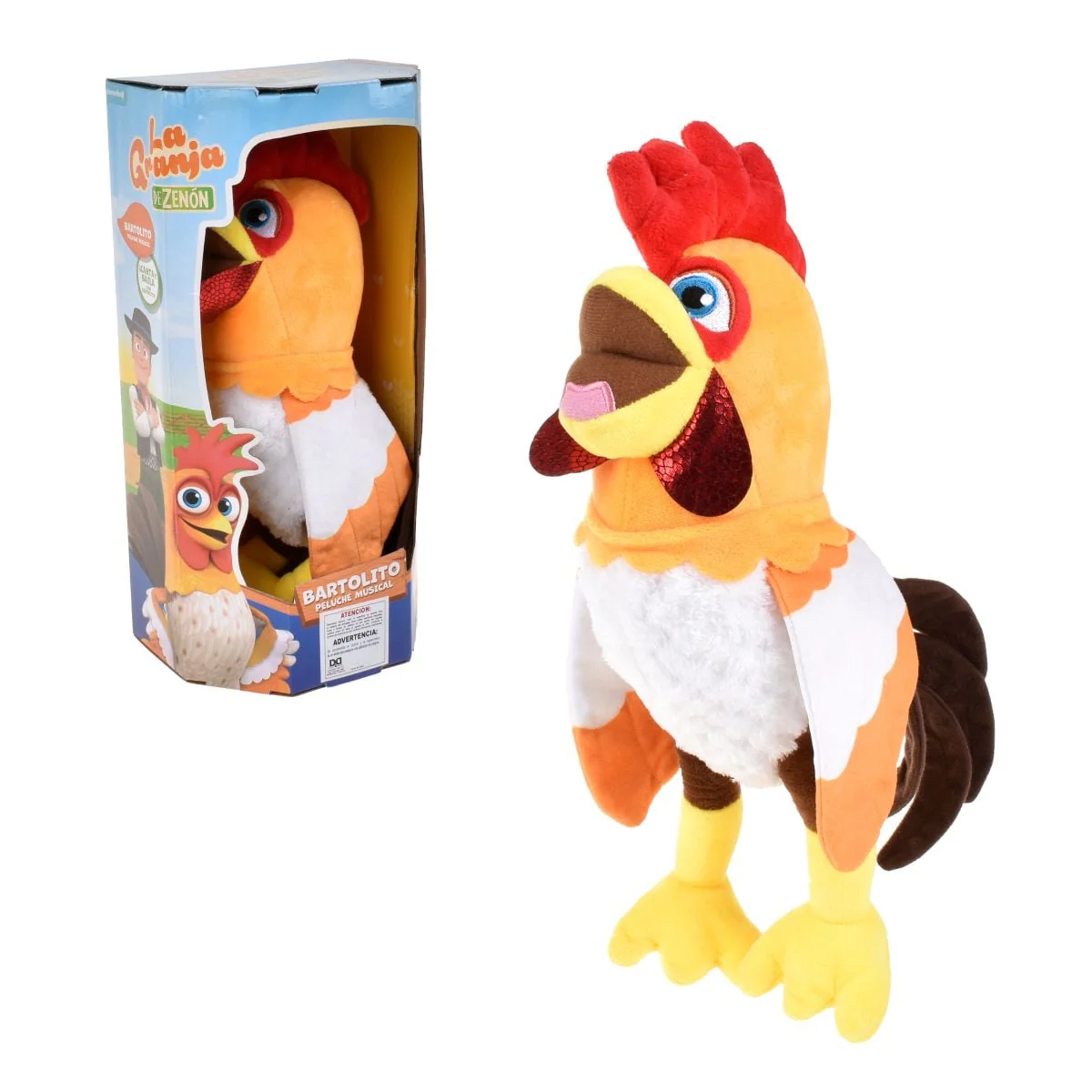 LA GRANJA DE ZENON PELUCHE MUSICAL 35CM SURT2